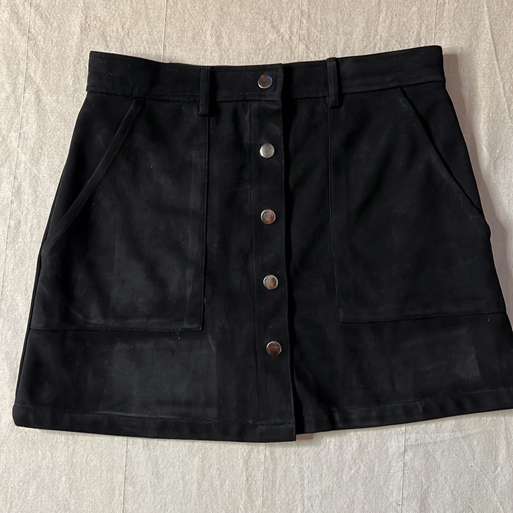 SUEDE MINI SKIRT- Small